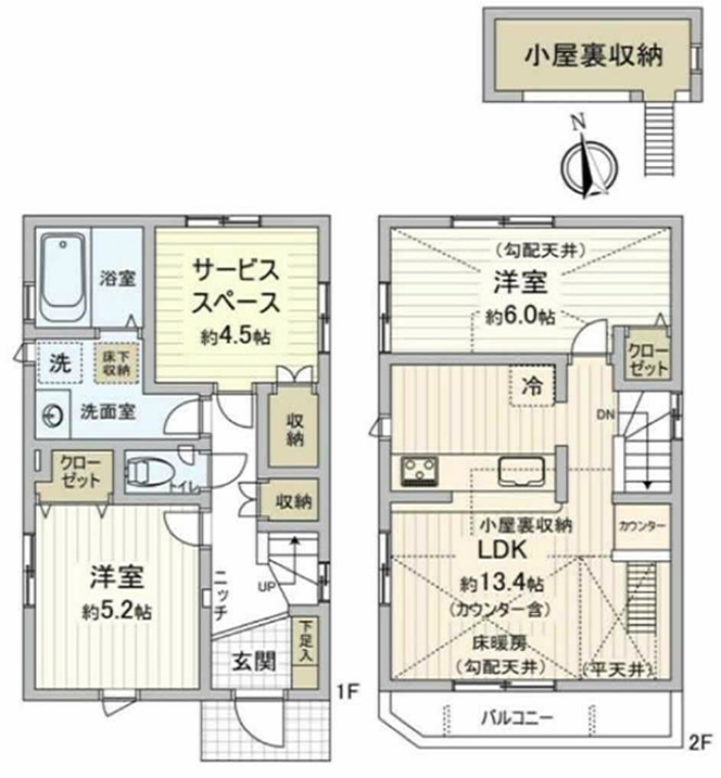 小柳町4丁目中古間取り