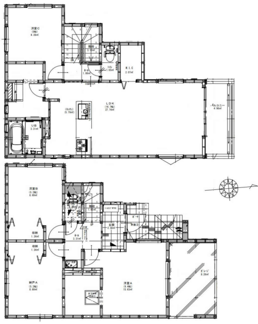 幸町1丁目新築間取り