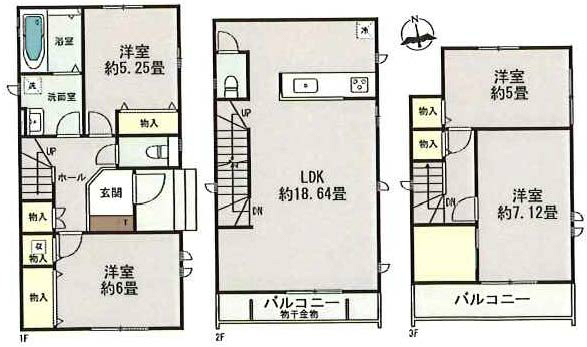 西府町3丁目新築間取り