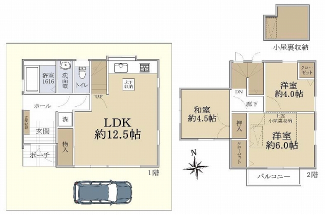日新町4丁目中古間取り
