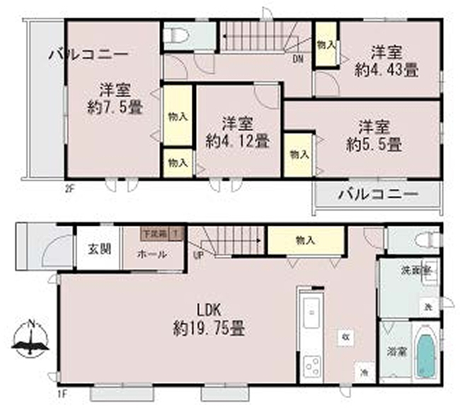 本宿町4丁目新築間取り