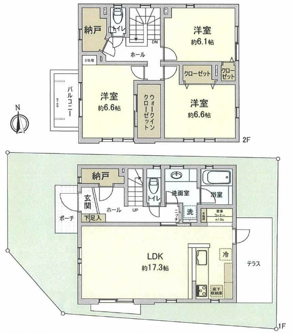 府中市宮西町3丁目中古h-46950間取り