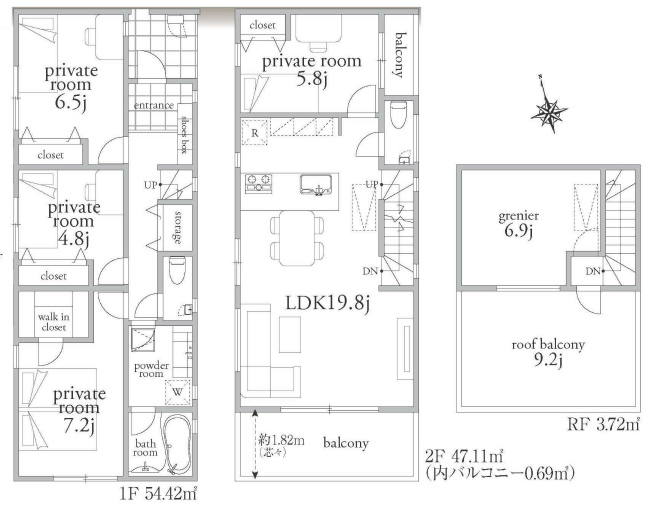 府中市宮町2丁目新築h-47097間取り