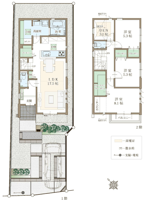 府中市四谷3丁目新築h-47133間取り