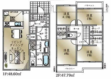 府中市若松町3丁目新築h-47423間取り