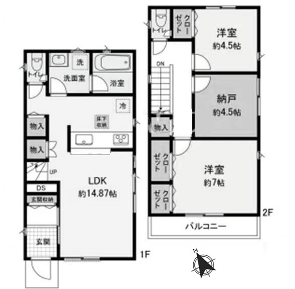 府中市白糸台6丁目新築h-47433間取り