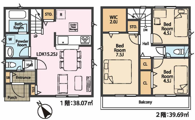府中市住吉町1丁目新築h-47438間取り