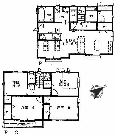 府中市四谷3丁目新築h-47459間取り