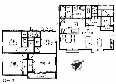 府中市四谷3丁目新築h-47460間取り