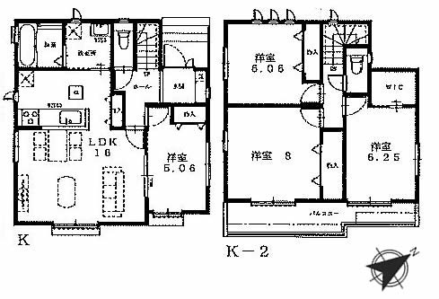 府中市四谷3丁目新築h-47464間取り