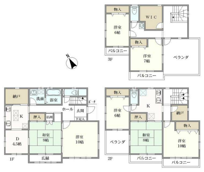 府中市浅間町4丁目中古h-47506間取り