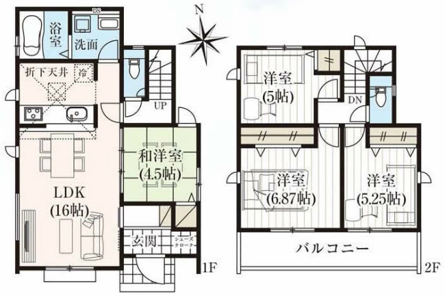 府中市小柳町5丁目中古h-47522間取り