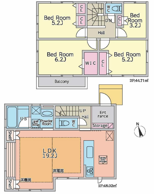 府中市美好町3丁目新築h-47533間取り