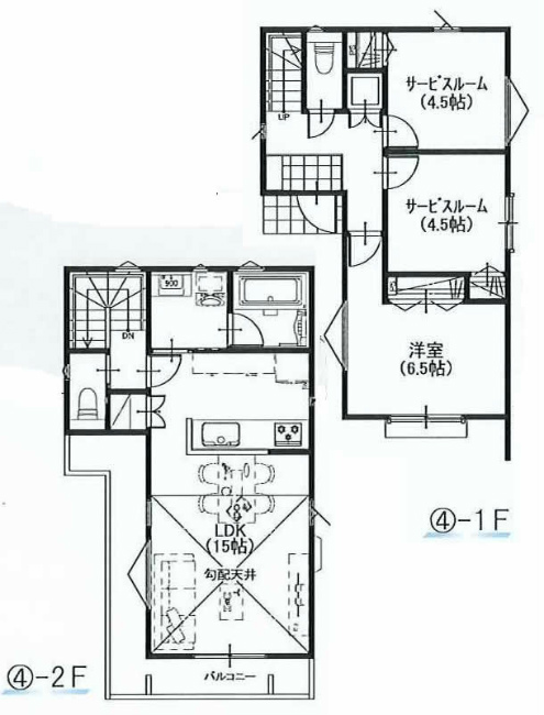 府中市白糸台6丁目新築h-47626間取り