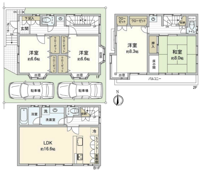 府中市朝日町丁目中古h-47647間取り