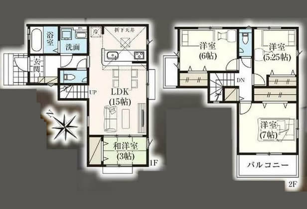 府中市押立町5丁目新築h-47649間取り