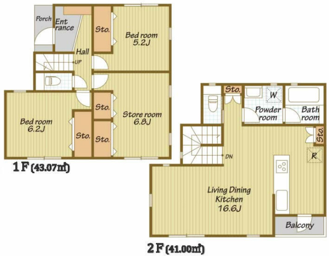 府中市若松町2丁目新築h-47658間取り