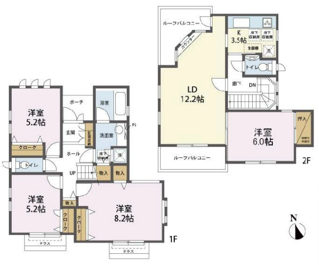 府中市府中町3丁目中古h-47669間取り