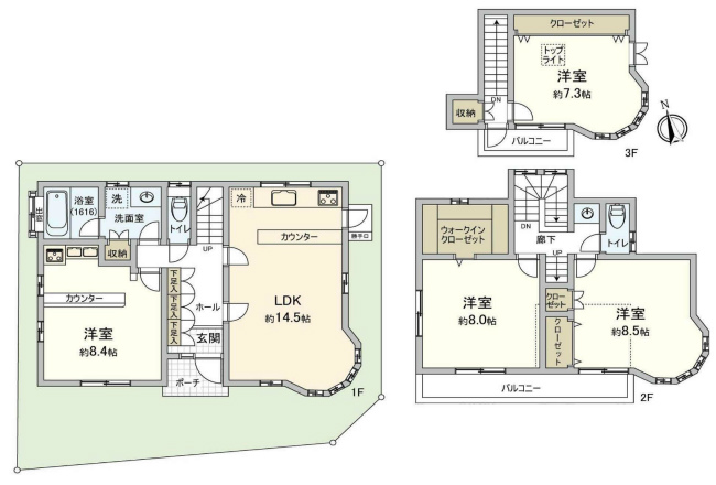 府中市浅間町3丁目中古h-47686間取り