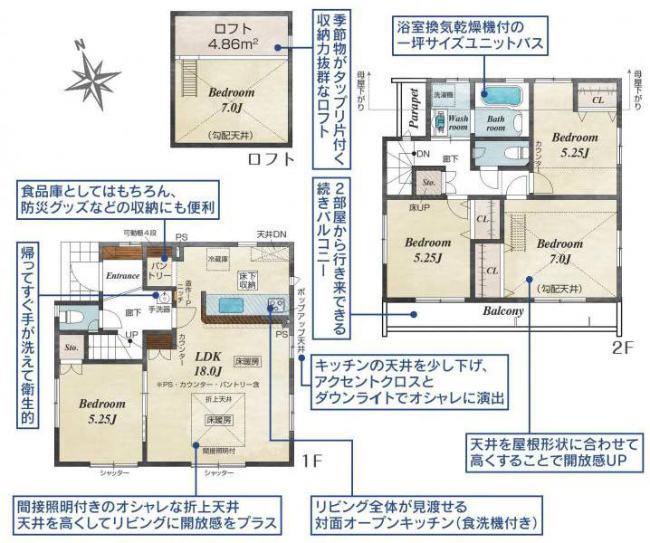 府中市四谷4丁目新築h-47703間取り