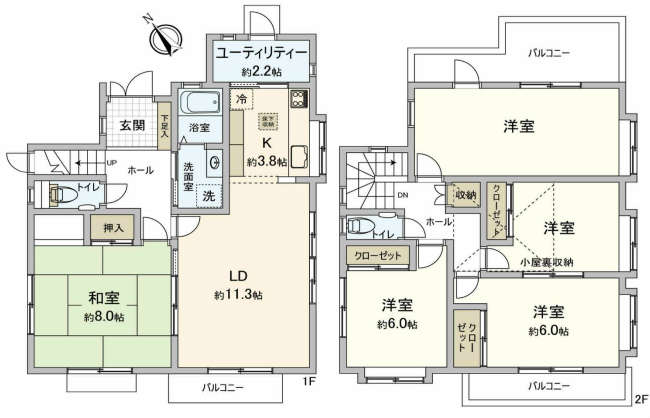 府中市押立町5丁目中古h-47723間取り