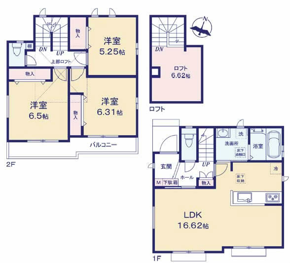 府中市浅間町4丁目新築h-47743間取り