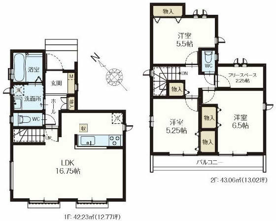 府中市住吉町3丁目新築h-47787間取り