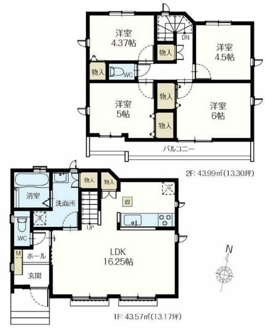 府中市日新町5丁目新築h-47838間取り