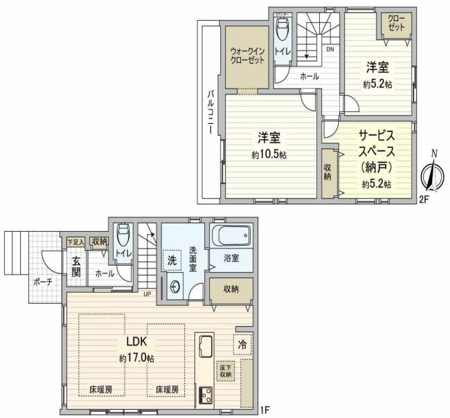 府中市南町2丁目新築h-47881間取り