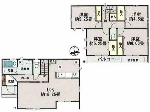 府中市日新町3丁目新築h-47887間取り