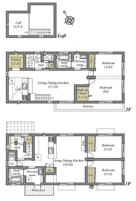 府中市清水が丘3丁目中古h-47898間取り