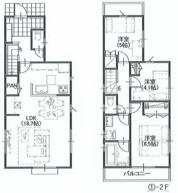 府中市新町2丁目新築h-47910間取り