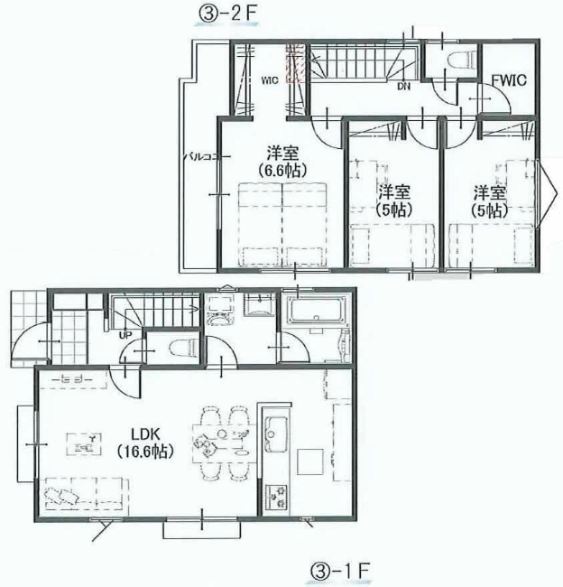 府中市新町2丁目新築h-47911間取り