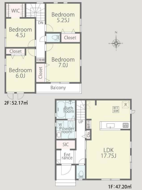 府中市四谷2丁目新築h-47925間取り