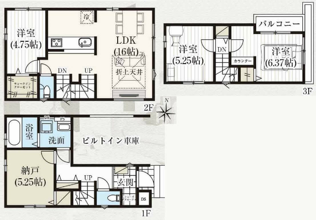 府中市紅葉丘2丁目新築h-47963間取り