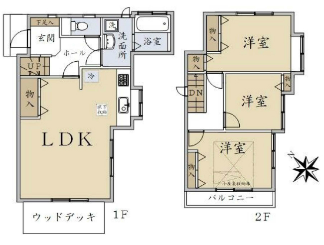 府中市四谷2丁目新築h-47985間取り