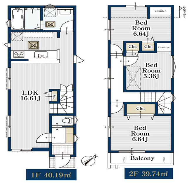 府中市四谷1丁目新築h-47993間取り