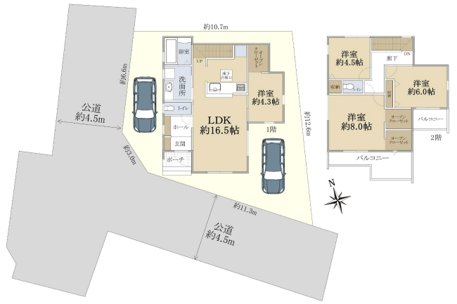 府中市押立町2丁目新築h-48017間取り