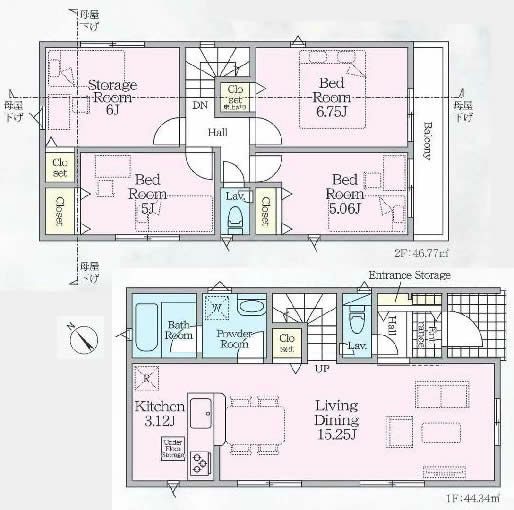 府中市本宿町1丁目新築h-48059間取り
