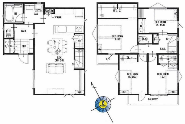 府中市四谷3丁目新築h-48068間取り