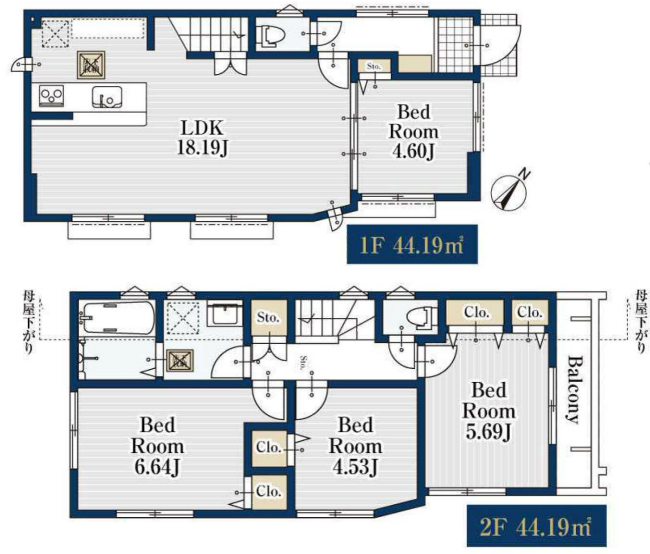 府中市住吉町1丁目新築h-48079間取り
