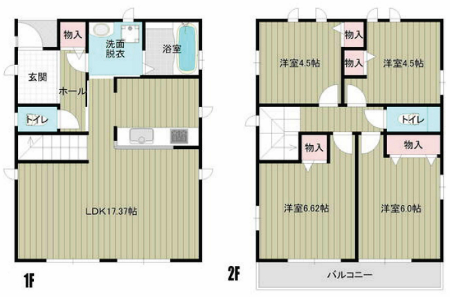 府中市紅葉丘3丁目新築h-48095間取り