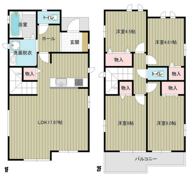 府中市紅葉丘3丁目新築h-48096間取り
