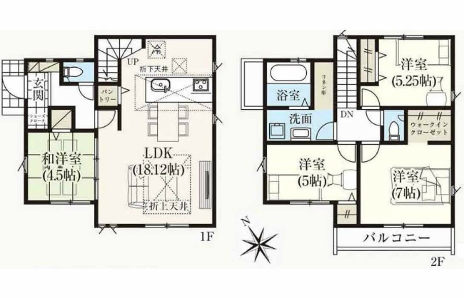 府中市分梅町3丁目新築h-48101間取り