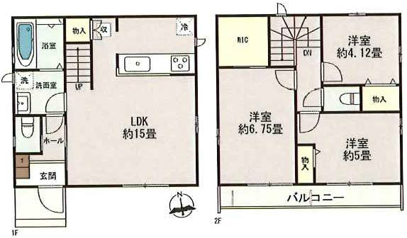 府中市西府町3丁目新築h-48106間取り