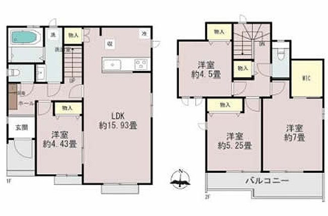 府中市本宿町4丁目新築h-48124間取り