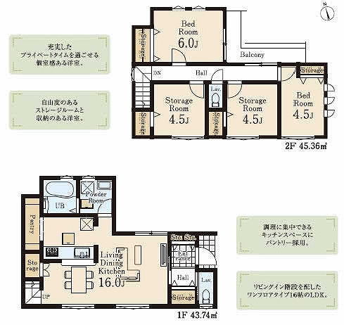 府中市天神町1丁目新築h-48172間取り