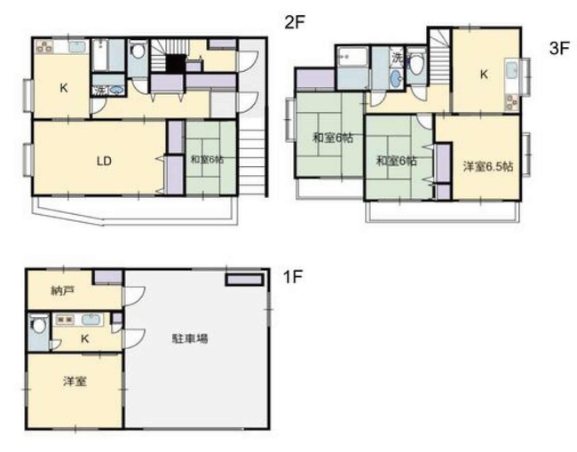 府中市是政5丁目中古h-48229間取り
