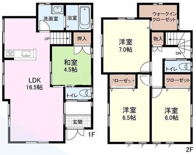 府中市新町2丁目中古h-48230間取り