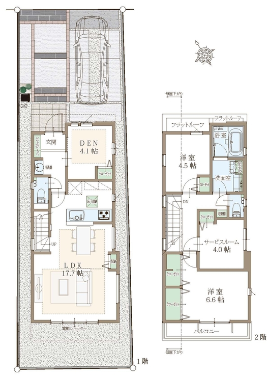 府中市分梅町3丁目新築h-48237間取り